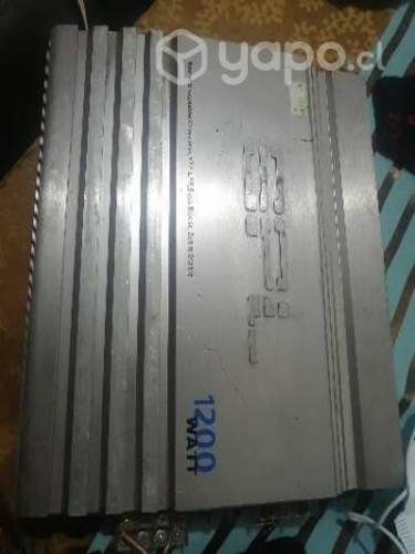 Bazuca y amplificador de 1200 wts