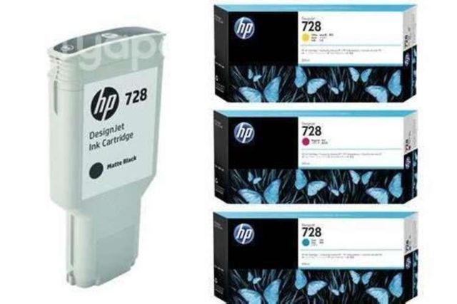 Tintas hp 728 300 ml Nuevas