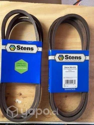 Correas para tractores corta pasto