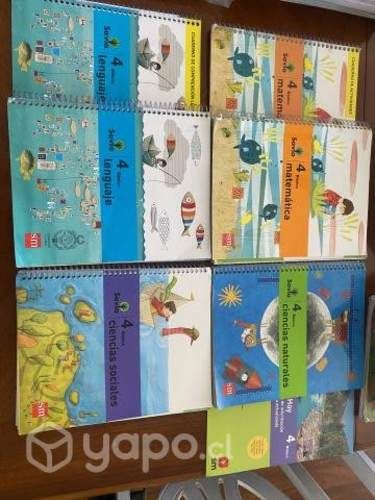 Libros escolares SM 4 basico