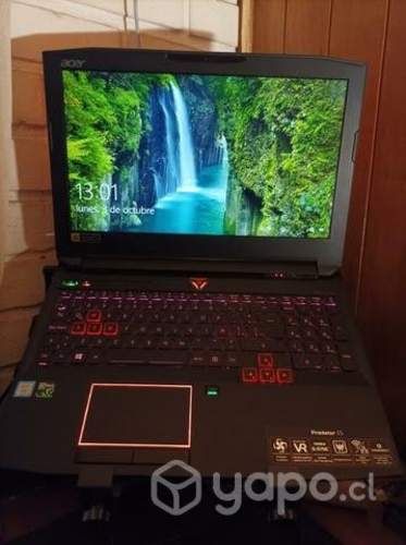 Notebook Gamer Acer Predator gtx 1070