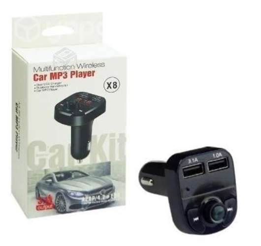 Transmisor FM Reproductor MP3 Con Bluetooth X8