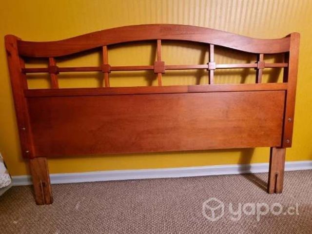 Respaldo madera 2 plazas