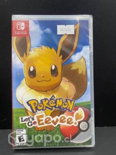 Nintendo switch Pokemon lets go eevee