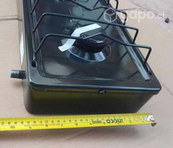 Cocina 2 platos con regulador de gas incluido