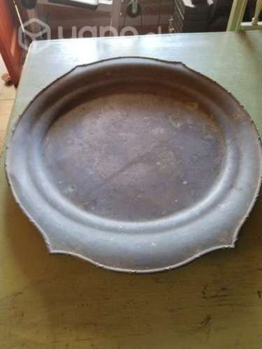 Bandeja ovalada de plaqué