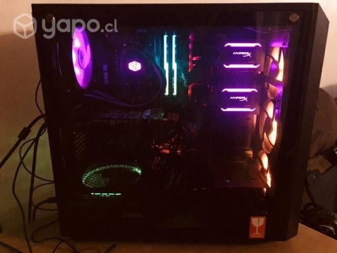Pc gamer + monitor + teclado y raton gamer