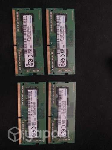 Memorias Ram de 4 Gb 10.000 cada una