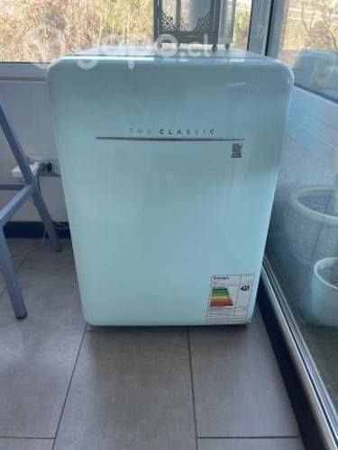 Mini Refrigeradora vintage color calypso