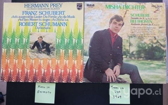 Vinilos de Epoca Música Clásica Schubert, 10 mil