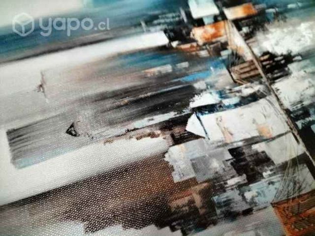 Cuadro pintura new york para sala y o oficina