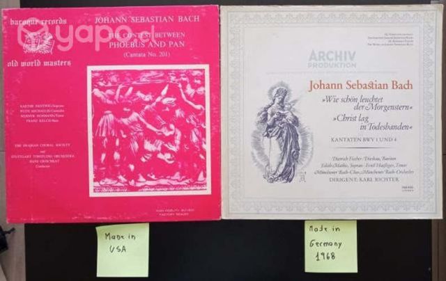 Vinilos de Epoca Música Clásica Bach, 10 mil