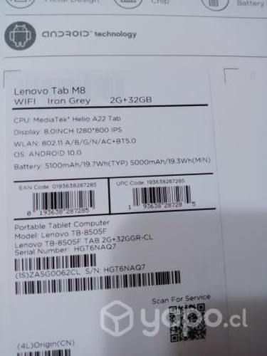 Tablet Lenovo M8 HD