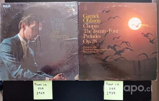 Vinilos de Epoca Música Clásica Chopin, 10 mil
