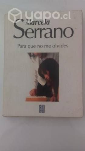 Libro Para que no me olvides (marcea Serrano)