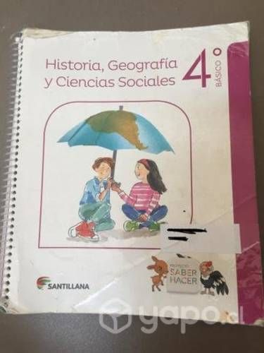 Historia, geografía y ciencias sociales 4to básico