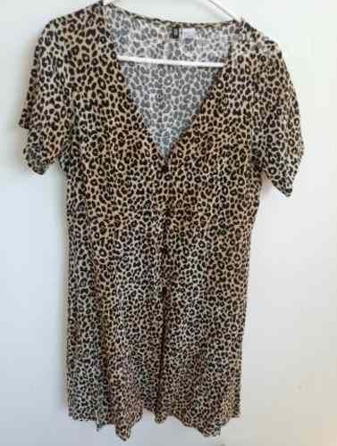 Vestido H&M animal print