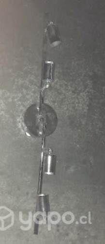 Lampara techo cuatro luces direccional