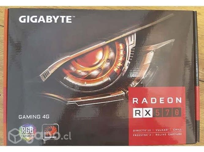Tarjeta gráfica Rx 570 4g 1 año de uso