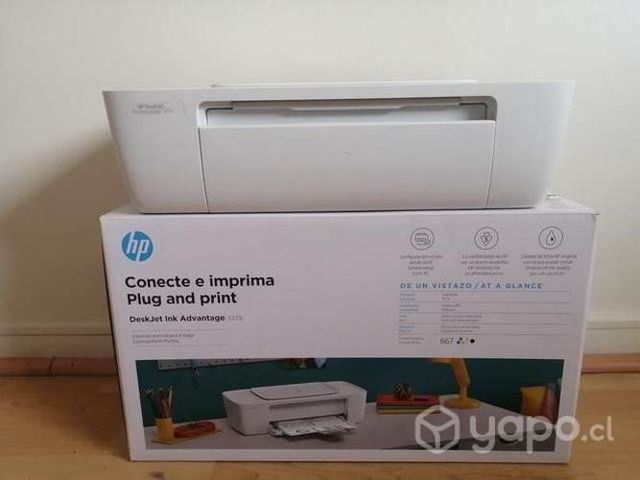 Impresora HP deskjet 1275 con tinta color nueva
