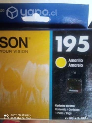 Tinta Epson 195 yellow original