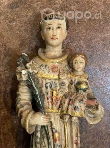 Antiguo San Antonio s XIX piedra Huamanga policrom