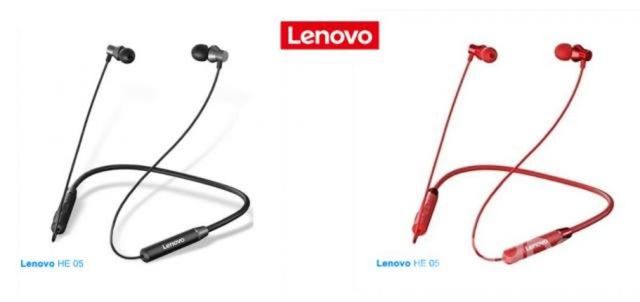 Auriculares Bluetooth LENOVO HE05
