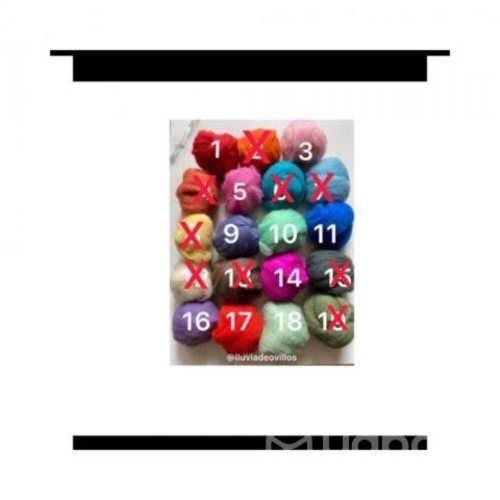 Lana Vellón de colores