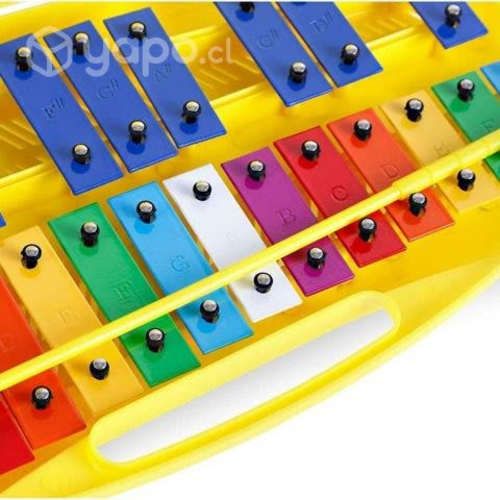Metalofono Cromatico 25 Notas Infantil Colores Pro