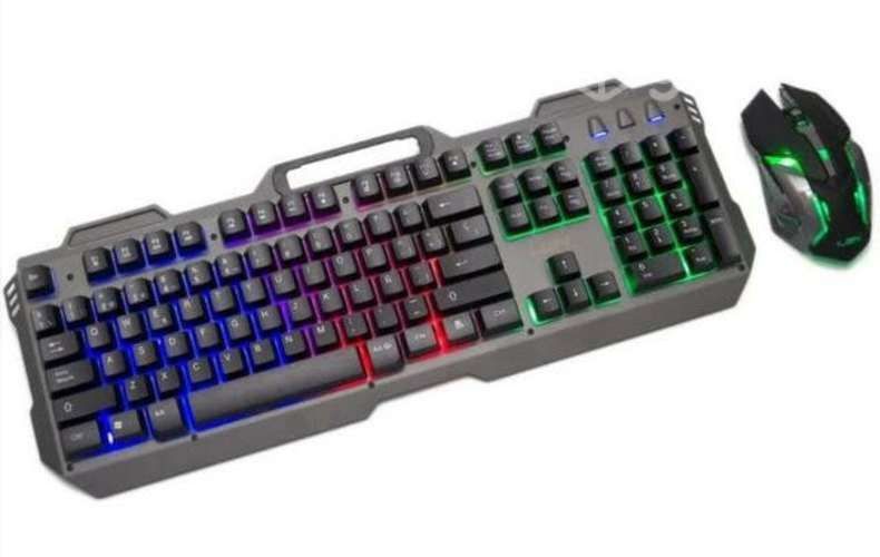 Combo teclado y mouse gamer iluminado marca lbn