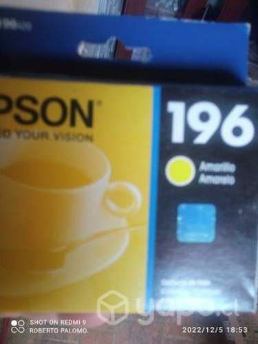 Tintas Epson 195 y 196 colores originales