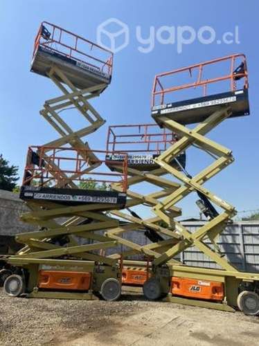 Arriendo de plataformas tipo tijeras