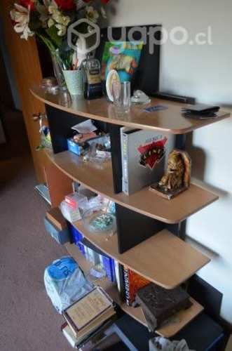 Repisa curva de melamina