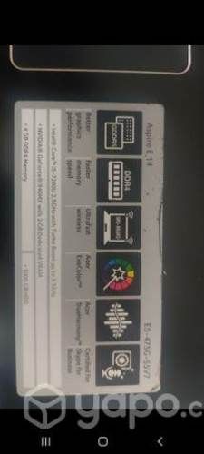 Notebook Acer Aspire 5E-475G-55V7