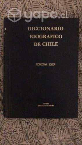 Diccionario Biografico Chile Decimoctava edicion