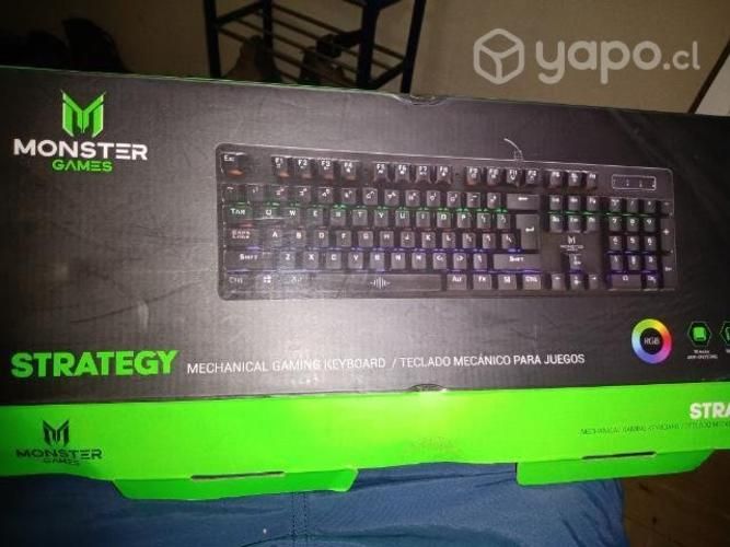 Teclado gamer monster