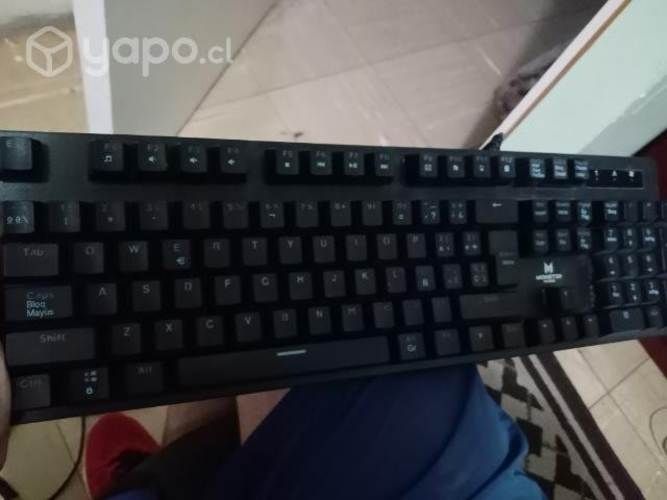 Teclado gamer monster