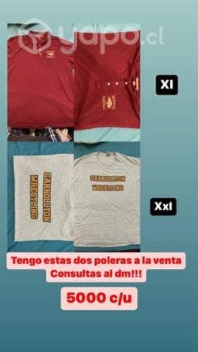 Poleras xl y xxl