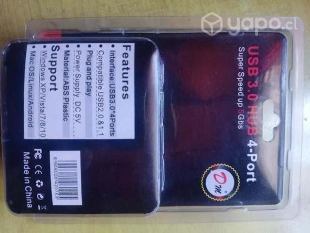 USB 3.0 4 puertos nuevo