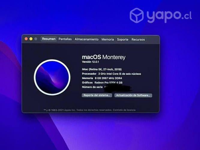 IMac 27 pulgadas 5k 2019