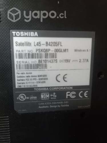 Notebook toshiba i3