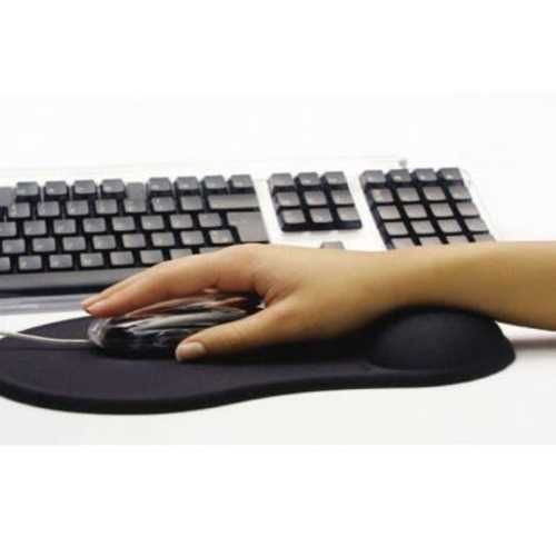 Mousepad ergonométrico con gel, apoya muñeca, anti