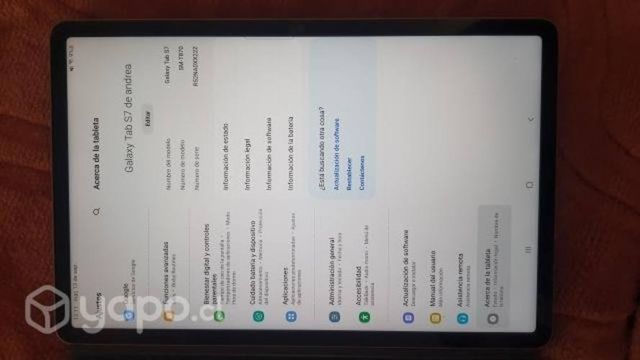 Tablet samsung S7 T870