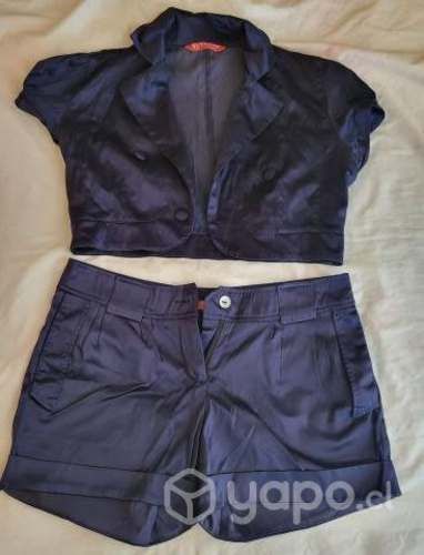 Conjunto - short y chaquetita para salir