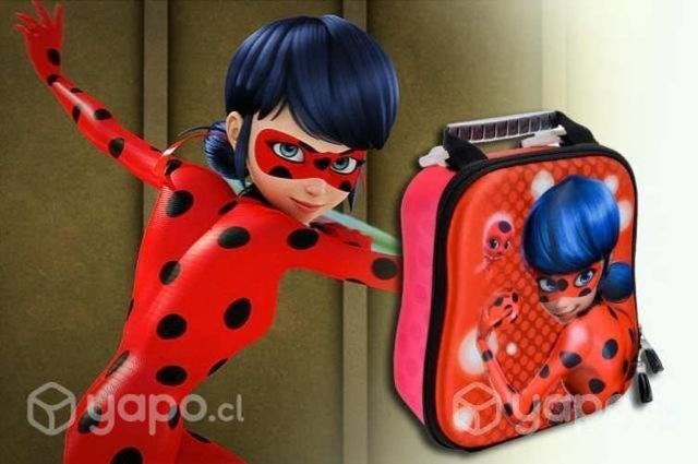 Lonchera Mochila Infantil Con Diseño de Ladybug