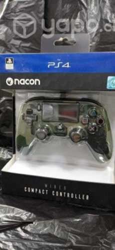 Ps4 control nacom camuflaje con cable