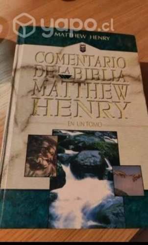 Biblia de estudio Matthew Henry