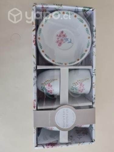 Juego de té (4 tazas)