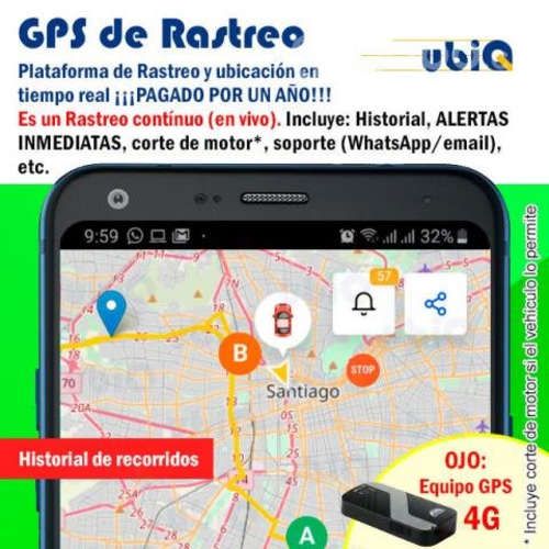 GPS PAGADO UN AÑO con Instalación y corte de motor