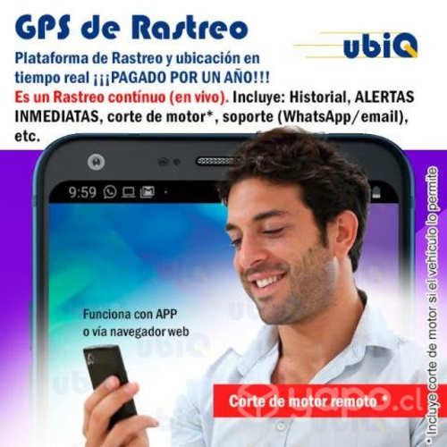 GPS PAGADO UN AÑO con Instalación y corte de motor